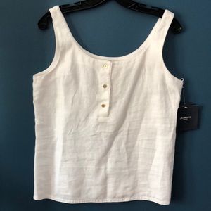 Liz Claiborne Linen Tank Top
